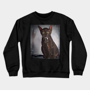 Black cat Crewneck Sweatshirt